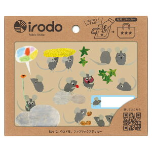 �w���X�e�C�t���@irodo ���I�E���I�j �t�@�u���b�N�X�e�b�J�[�@�y�i�ԁFM07703�z