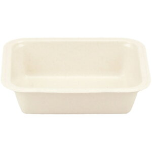 グリーンクロス 使い捨て食品容器 ECO&BASIC バガス スクエアコンテナ ラミ加工 50入 【品番:6300052425】