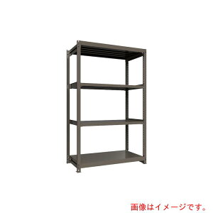 【別途送料あり】HIKARI製作所 ICHIMAI 重量ボルトレスラック 段荷重1000Kg H2400×W1500×D750 天地4段 単体グレー 【品番:TH1000-857T4】