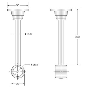 �n�C���W�b�N�@37123 �X�e�������O�u���P�b�g 25×300mm �� 1���@�y�i�ԁF37123�z