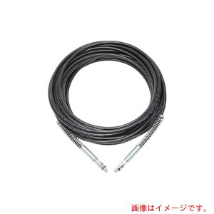 【別途送料あり】中部高圧ホース コンパクトホース 1/4(2分)1005金具+1009アダプター+スプリング付き 1/4(2分)サイズホース 15M 【品番:T2-59-15M-SP】