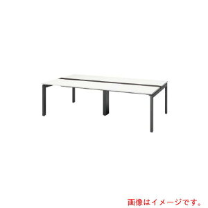 【別途送料あり】稲葉製作所(イナバ) FREI 基本デスク オープン脚 両面タイプ 基本セット FRL−S−1012 SW/LBK 【品番:174654】□