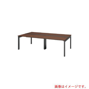 【別途送料あり】稲葉製作所(イナバ) FREI 基本デスク オープン脚 両面タイプ 基本セット FRL−S−1212 DW/LBK 【品番:174666】□