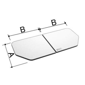 LIXIL(INAX) 薄型保温組フタ 1600オーバル浴槽用 【品番:YFK-1677B(1)-D4】【14】