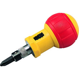 ジェフコム（JEFCOM）　DENSAN　クッショングリップスタビーラチェットドライバー　【品番：DS-810】