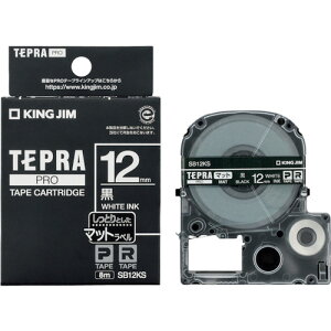 �y���[���֑Ή��z�L���O�W���iKING JIM�j�@�y�����z�u�e�v���vPRO�e�[�v�@12mm�@�}�b�g���x���^�����x���^�������@����8m�@�y�i�ԁFSB12KS�z