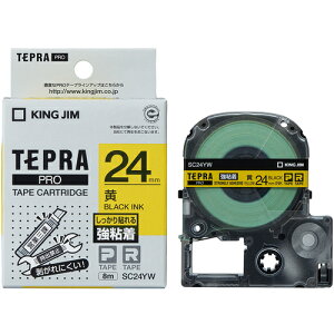�L���O�W���iKING JIM�j�@�y�����z�u�e�v���vPRO�e�[�v�@24mm�@���S�����x���@�����x���^�������@����8m�@�y�i�ԁFSC24YW�z