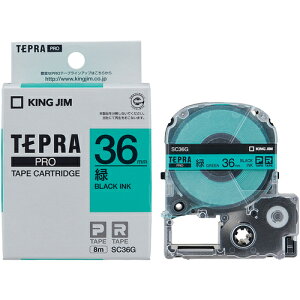 �L���O�W���iKING JIM�j�@�y�����z�u�e�v���vPRO�e�[�v�@36mm�@�΃��x���^�������@����8m�@�y�i�ԁFSC36G�z