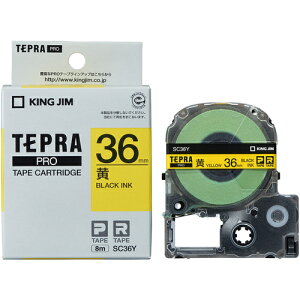 �L���O�W���iKING JIM�j�@�y�����z�u�e�v���vPRO�e�[�v�@36mm�@�����x���^�������@����8m�@�y�i�ԁFSC36Y�z