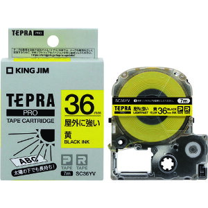 �L���O�W���iKING JIM�j�@�y�����z�u�e�v���vPRO�e�[�v�@36mm�@���O�ɋ������x���^�����x���^�������@����7m�@�y�i�ԁFSC36YV�z