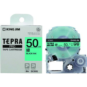�L���O�W���iKING JIM�j�@�y�����z�u�e�v���vPRO�e�[�v�@50mm�@�΃��x���^�������@����8m�@�y�i�ԁFSC50G�z