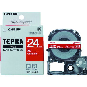 �L���O�W���iKING JIM�j�@�y�����z�u�e�v���vPRO�e�[�v�@24mm�@�ԃ��x���^�������@����8m�@�y�i�ԁFSD24R�z