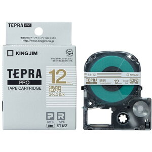 �y���[���֑Ή��z�L���O�W���iKING JIM�j�@�y�����z�u�e�v���vPRO�e�[�v�@12mm�@�������x���^�������@����8m�@�y�i�ԁFST12Z�z