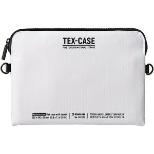 �y���[���֑Ή��z�L���O�W���iKING JIM�j�@TEX�|CASE�i�e�N�X�P�[�X�j�@M�T�C�Y�@�V���@�y�i�ԁFTXC200-W�z