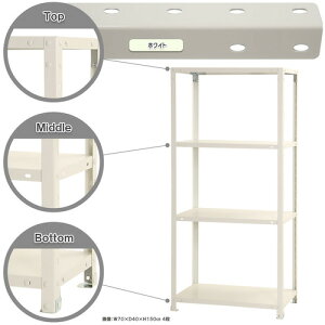 �k���@�{���g���I�@�׏d40kg�@�X�}�[�g���b�N�@�J���^�@NSTR�|543�|4�|W�@4�i�@�z���C�g�@700×200×1500�@�y�i�ԁFNSTR-543-4-W�z