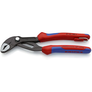 KNIPEX�@�E�H�[�^�[�|���v�v���C���[�@�R�u���@�R���t�H�[�g�n���h�������h�~�����O�t�@180mm�@�y�i�ԁF8702-180TBK�z