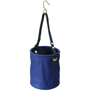 コヅチ(KOZUCHI) 9号(紺)帆布 底板付電工用バケツフック付200パイ 【品番:KB-05-20N】