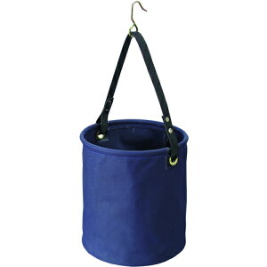 コヅチ(KOZUCHI) 9号(紺)帆布 底板付電工用バケツフック付270パイ 【品番:KB-05-27N】