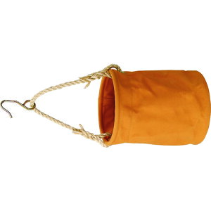 コヅチ(KOZUCHI) 10号(ブラウン)防水帆布 底板付電工用バケツフック付200パイ 【品番:KB-06-20BBR】