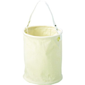 コヅチ(KOZUCHI) 9号(白)帆布 底板付電工用バケツ270パイ底鋲付 【品番:KB-20-27W】