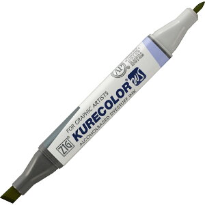 �y�݌ɏ����z�y���[���֑Ή��z���|�@ZIG KURECOLOR TWIN WS�@OLIVE GREEN�@�y�i�ԁFKC-3000N-545�z