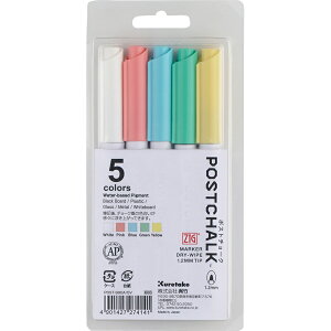 �y���[���֑Ή��z���|�@ZIG POSTCHALK MARKER DRY-WIPE 1.2MM TIP 5V�@�y�i�ԁFPOST-990A/5V�z