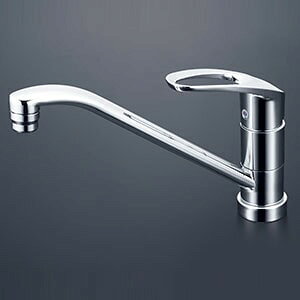 KVK 流し台用シングルレバー式混合栓・吐水口回転規制120° 一般地用 【品番:KM5011TV12】