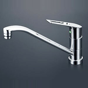 KVK 流し台用シングルレバー式混合栓・吐水口回転規制120°(eレバー) 一般地用 【品番:KM5011TV12EC】