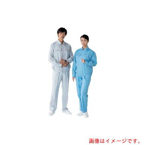 東洋リントフリー TriApex ESD対策ユニフォーム 上着 JG2502 青 L 【品番:JG2502-02/05-L】