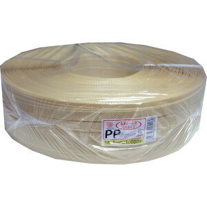 �y�ʓr��������z�܂���H�Ɓ@PP�o���h�@15�D5mm×1000m�@�x�[�W���i����V�[���E����߃X�g�b�p�[���p�j�@�y�i�ԁFPPBAND-1000-BE�z