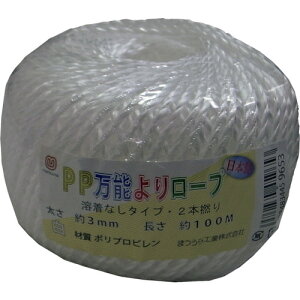 yʓrz܂HƁ@PP\胍[v@3mm×100m@i2{AnȂj@yiԁFPP-ROPE-3-100WHz
