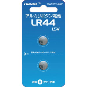 �y���[���֑Ή��z���C�������@�n�C�f�B�X�N�@�A���J���{�^���d�r�@LR44�@1�D5V�@2�p�b�N�@�y�i�ԁFHDLR44/1.5V2P�z