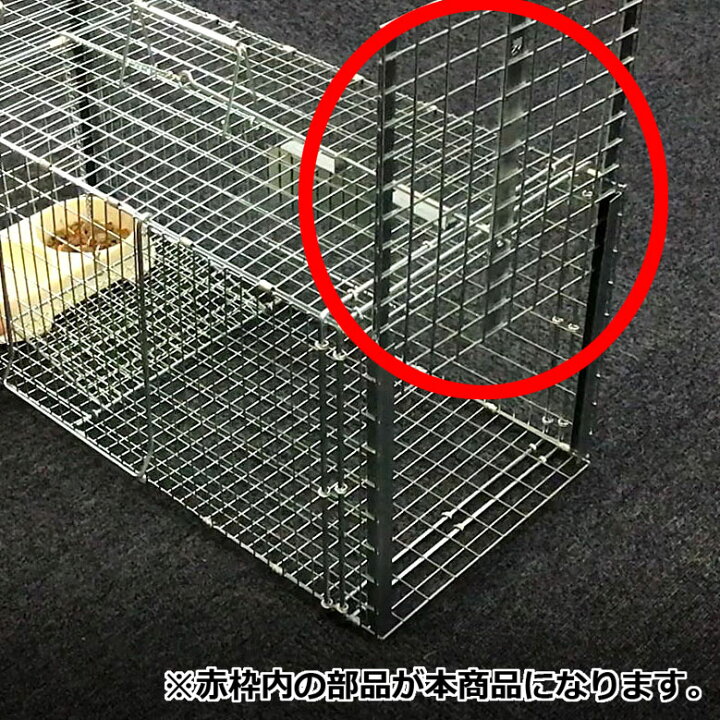 楽天市場】丸十金網 アニマルキャッチャー猫の保護器用 前扉○ : 住設 