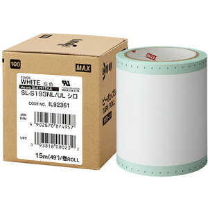 �}�b�N�X�@MAX�@�r�[�|�b�v�@UL�Ή��V�[�g�@100mm���V�[�g�@SL�|S193NL�^UL�@�V���@�i15m×1�����j�@�y�i�ԁFSL-S193NL/UL�z
