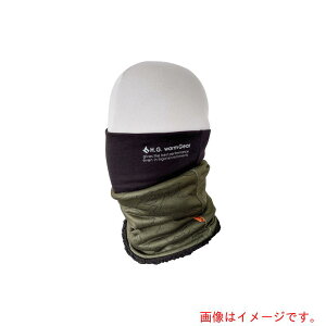 喜多(KITA) ネックウォーマー フェイスガード付ネックウォーマー(裏ボア) グリーン フリー 【品番:NO8670-GRN-F】