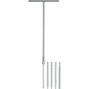 水戸工機 ミトロイ T型ホローレンチ 差替式 本体300mm・差替ビット150mm 5本セット 【品番:THC-150S】