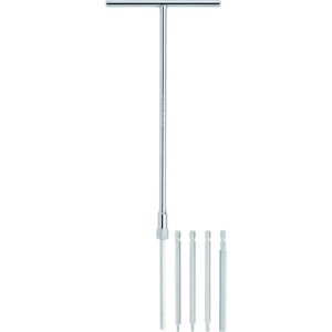 水戸工機 ミトロイ T型ホローレンチ 差替式 本体300mm・差替ビット50mm 5本セット 【品番:THC-50S】