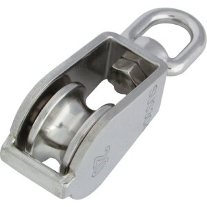 水本機械製作所 滑車 ステンレス 豆ブロック 基本使用荷重0.16t 【品番:B-1121】