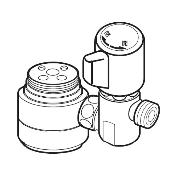 楽天市場】ナニワ製作所 シングル分岐 【品番：NSP-SMVD8】 : 住設プロ 