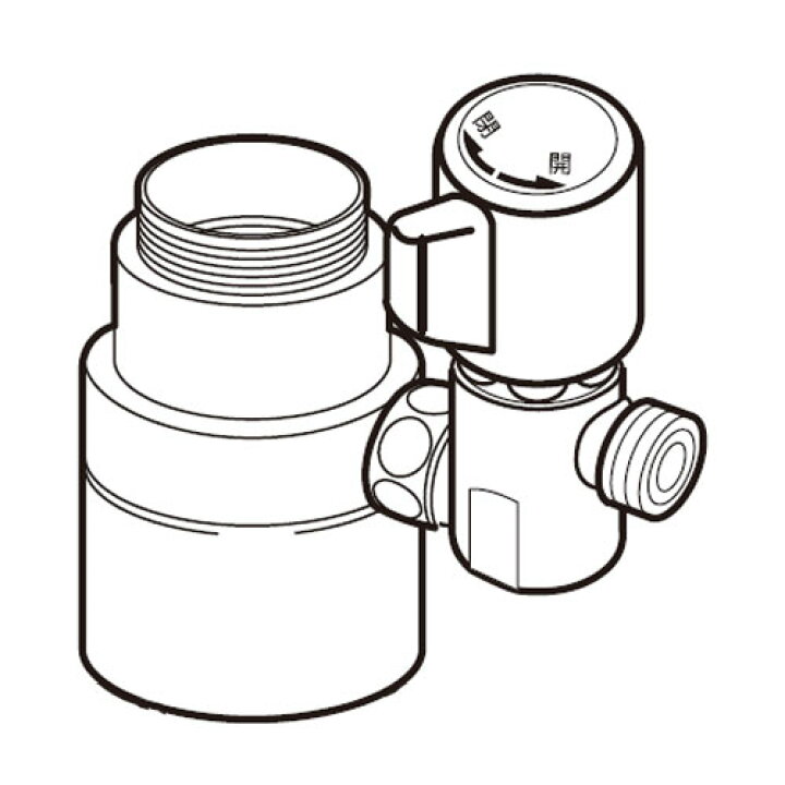 楽天市場】ナニワ製作所 シングル分岐 【品番：NSP-SPA7】○ : 住設  