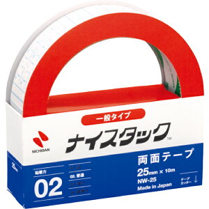 ニチバン ナイスタック 一般タイプ 25mm×10m 【品番:NW-25】