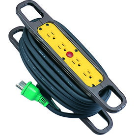 日動工業　ハンドリール10m　極太電線　【品番：HR-E104F】