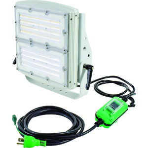 日動工業 スクエアライト200W 電源装置一体型 昼白色 調光式 【品番:LEIS-200DIM-JW-50K】