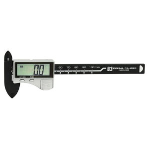 【メール便対応】新潟精機 SK カーボンファイバーデジタルノギス 100mm CDN-100 【品番:4975846665224】