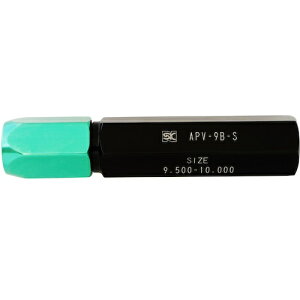 【メール便対応】新潟精機 SK 片口アルミピンバイス 使用サイズ(mm)9.50〜10.00 【品番:APV-9B-S】