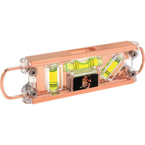 【メール便対応】新潟精機 SK 水平器 鳶レベルPRO ピンクゴールド 【品番:ED-TBPPGG】