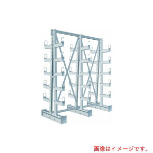 日本ファイリング 長尺物保管棚 バーラック複式増結1連 間口1054×奥行1530×高さ2308mm 【品番:BR-260-1RB】□