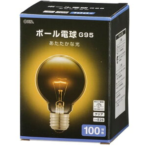 �I�[���d�@�iOHM�j�@�{�[���d���@E26�@100W�`�@G95�@�N���A�@�y�i�ԁFLB-G9695K-CN�z