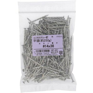 大里 OHSATO ユニクロ スクリュークギ ヒラ #14X38 ヤク250G 【品番:HP-421】