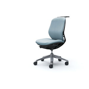 オカムラ OKAMURA シルフィー 肘なし 背クッション ロー ブラックボディ ハンガー有 ランバー無 アルミ脚 【品番:C634BR-FXW9】